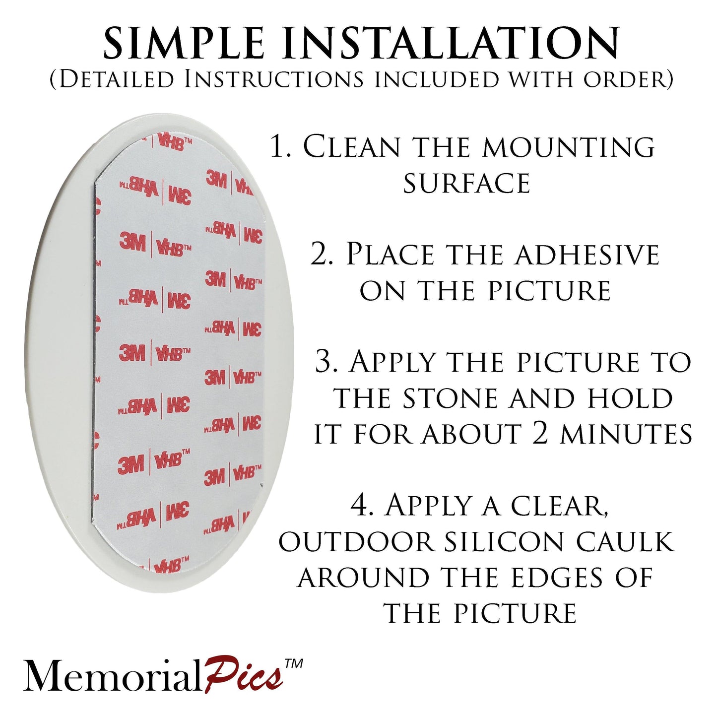 Oval Pictures for Headstones without Frames - MemorialPics LLC (PhotosForHeadstones.com)